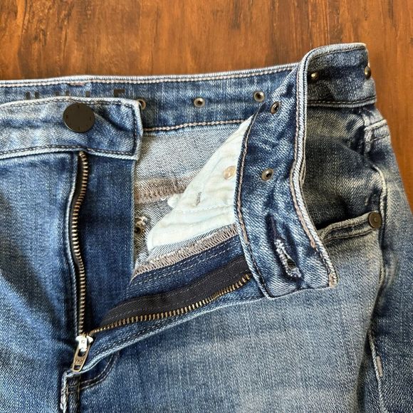 HALE by AG Drew Sculpted High Rise Skinny Crop Jeans with Studs - Picture 4 of 15